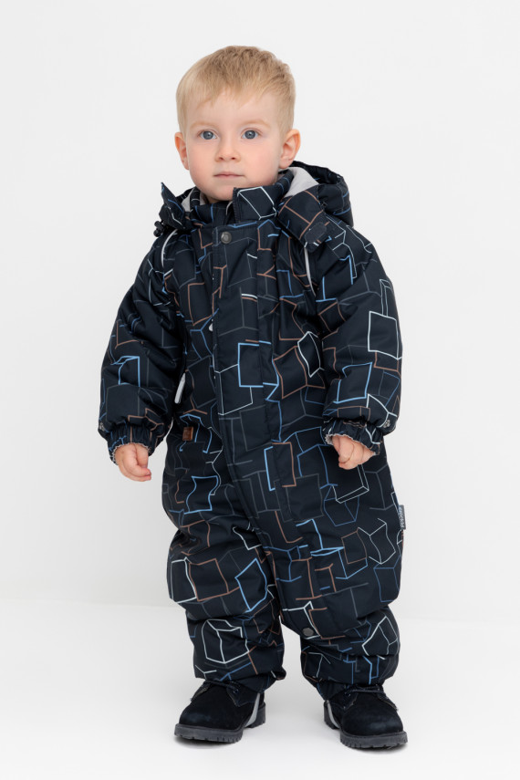 

Комбинезон детский с утеплителем нового поколения для мальчиков CROCKID, ВК 60032/н/50 Ал, цвет - темно-синий, Комбинезон детский с утеплителем нового поколения