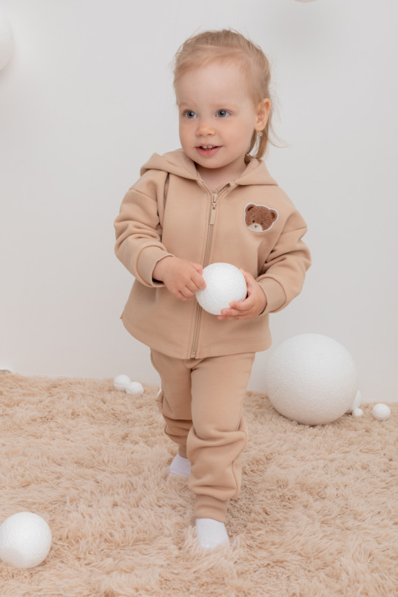 Брюки для девочек CROCKID КР 400598 цвет - бежевый 549₽