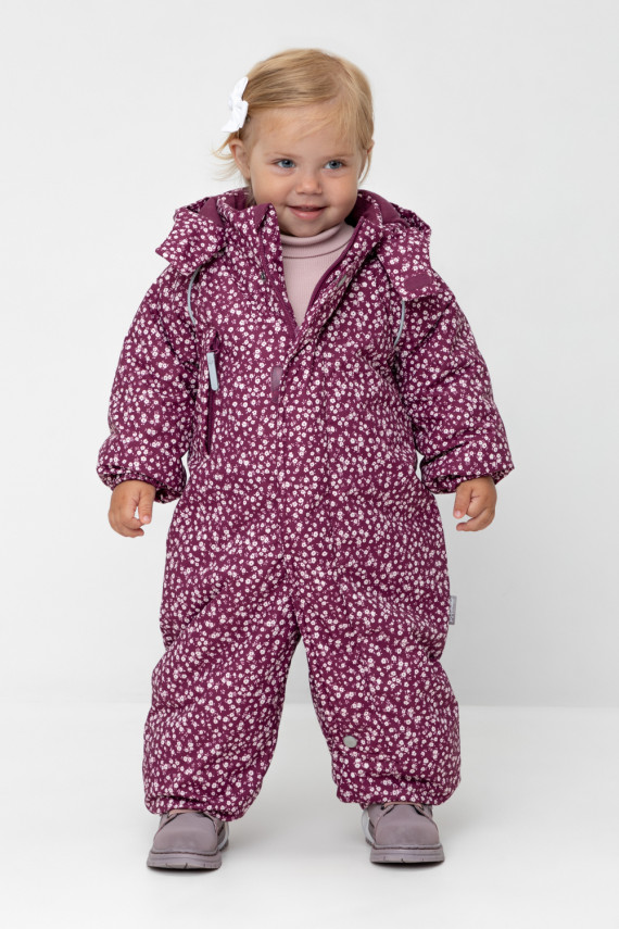 

Комбинезон детский с утеплителем нового поколения для девочек CROCKID, ВК 60032/н/45 Ал, цвет - фиолетовый, Комбинезон детский с утеплителем нового поколения