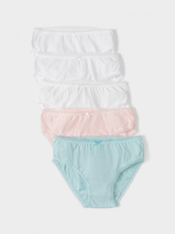 

Трусы для девочек CROCKID, МП 1931-5уп, цвет - белый, Трусы