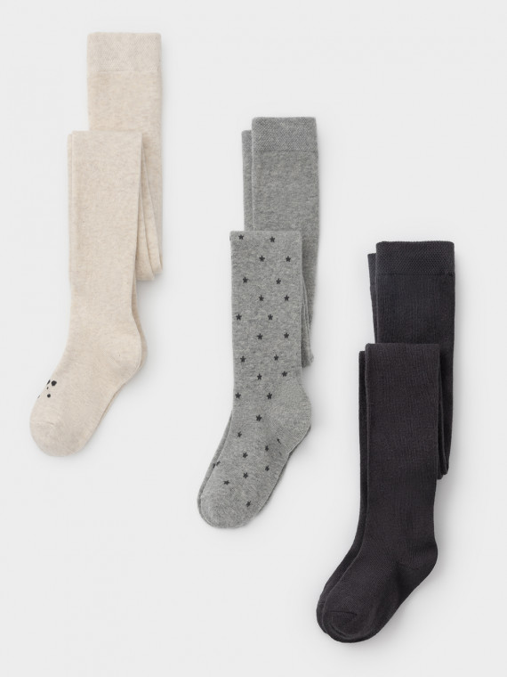 Колготки для мальчика в комплекте 3 штуки для мальчиков CROCKID К 9311-3 ФВ цвет - серый 1299₽