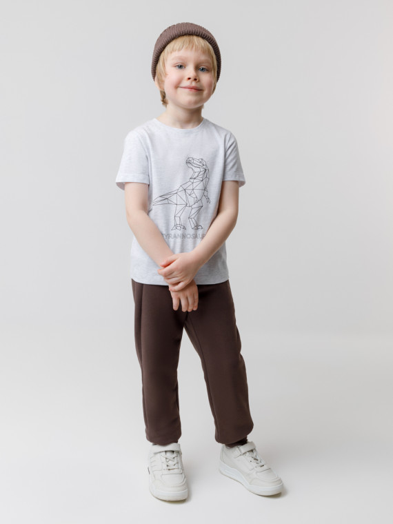 

Брюки для мальчиков CROCKID, КП 400652, цвет - коричневый, Брюки