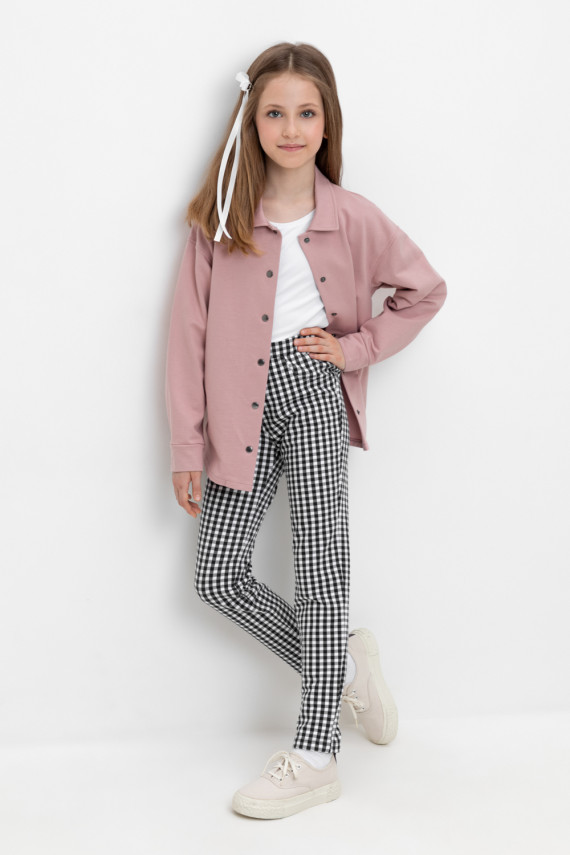 

Брюки для девочек CROCKID, КР 400622, цвет - серый, Брюки