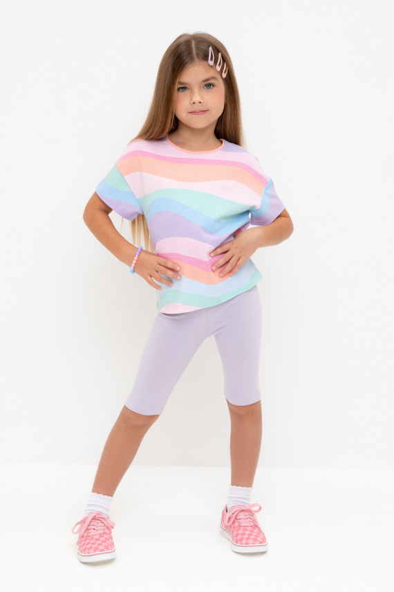 

Велосипедки для девочек CROCKID, КР 4036-1, цвет - фиолетовый, Велосипедки