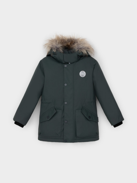 

Куртка для мальчика с утеплителем нового поколения для мальчиков CROCKID, ВК 36106/1 ГР (), цвет - зеленый, Куртка для мальчика с утеплителем нового поколения