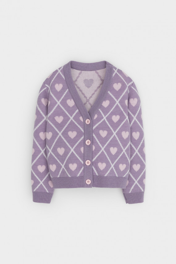 Жакет для девочек CROCKID КВ 30158ш цвет - фиолетовый 2999₽