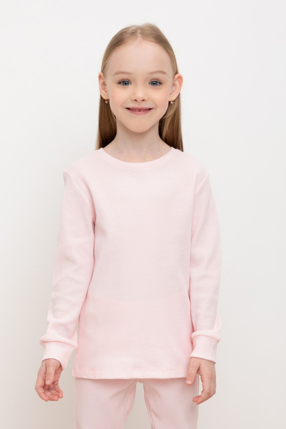 

Пижама для девочек CROCKID, К 302275-1, цвет - светло-розовый, Пижама