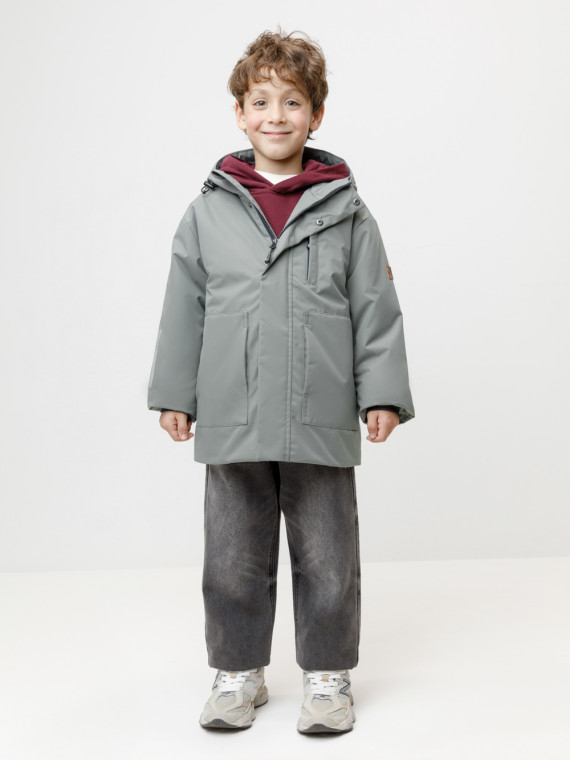 

Демисезонная куртка для мальчика с утеплителем для мальчиков CROCKID, ВК 30165/1 ГР (), цвет - хаки, Демисезонная куртка для мальчика с утеплителем