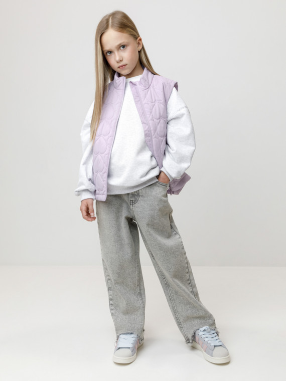 

Жилет для девочек CROCKID, ВК 35020/1 ГР, цвет - фиолетовый, Жилет