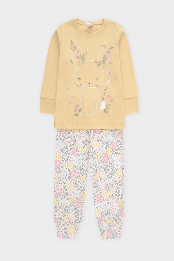 Пижама для девочек CROCKID К 1541 цвет - желтый 1399₽