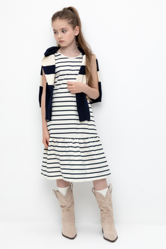 Сарафан для девочек CROCKID КР 5803 цвет - светло-бежевый 499₽