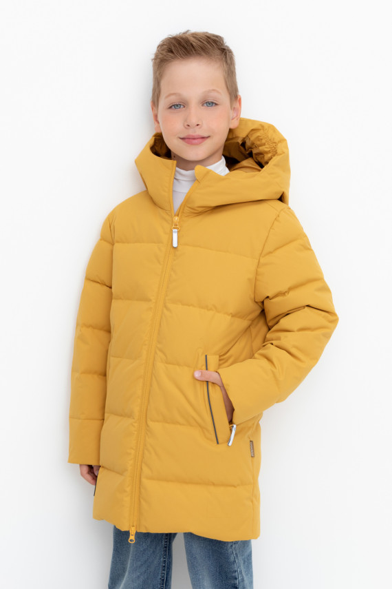 

Пальто для мальчика с натуральным гипоаллергенным утеплителем для мальчиков CROCKID, ВК 34070/4 УЗГ ( ), цвет - желтый, Пальто для мальчика с натуральным гипоаллергенным утеплителем