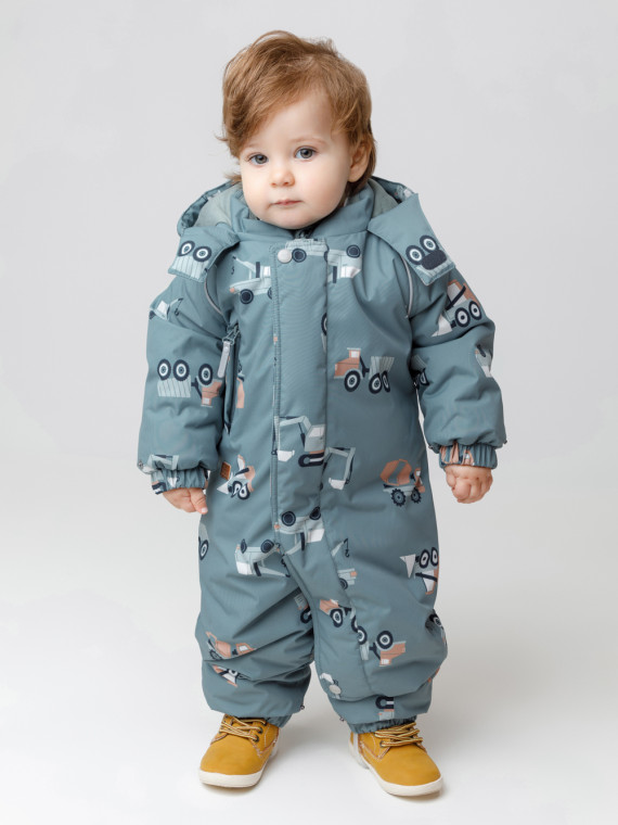 

Комбинезон зимний ясельный с утеплителем нового поколения для мальчиков CROCKID, ВК 60032/н/65 Ал, цвет - бирюзовый, Комбинезон зимний ясельный с утеплителем нового поколения