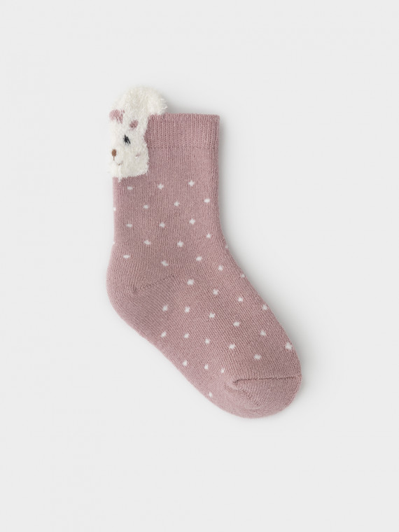 

Носки махровые для девочки для девочек CROCKID, К 9588/48 ФВ, цвет - розовый, Носки махровые для девочки