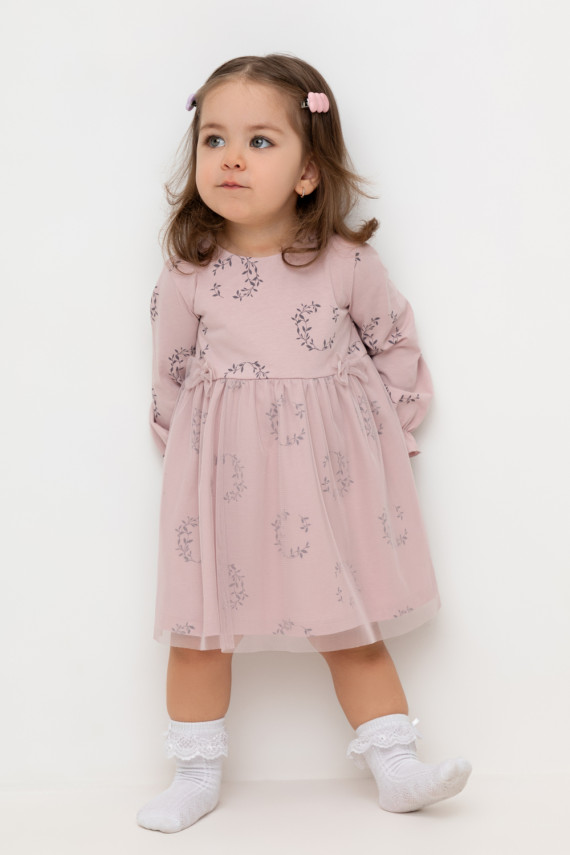 

Платье для девочек CROCKID, КР 5912, цвет - розовый, Платье