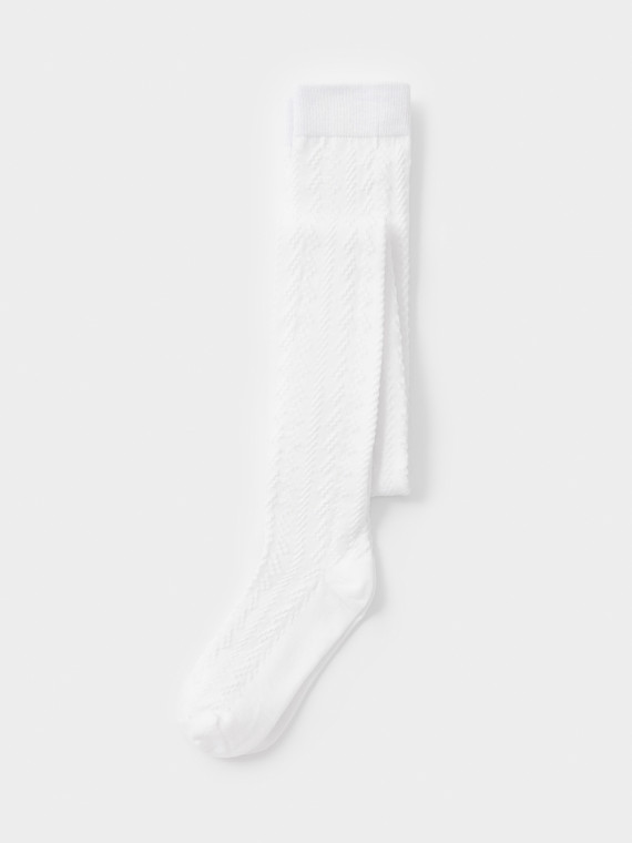 

Колготки ажурные детские для девочек CROCKID, К 9316, цвет - белый, Колготки ажурные детские