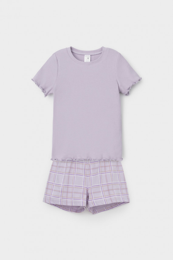 

Пижама для девочек CROCKID, К 1596, цвет - фиолетовый, Пижама