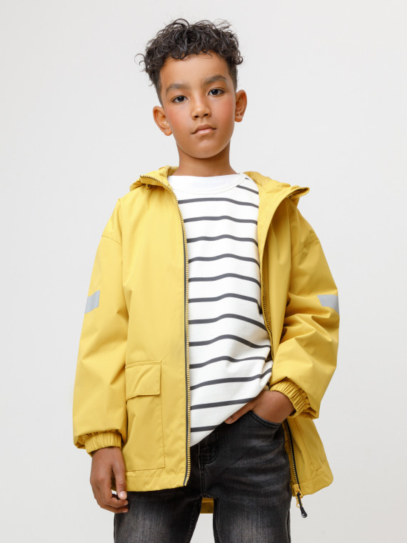 

Куртка ветровочная для мальчика для мальчиков CROCKID, ВК 30137/2 ГР, цвет - желтый, Куртка ветровочная для мальчика