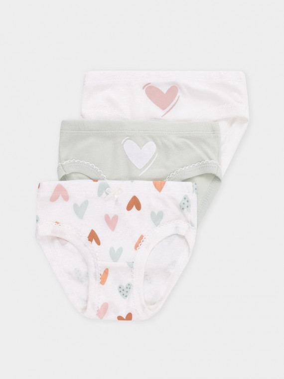 

Трусы для девочек CROCKID, К 1978-3уп, цвет - голубой, Трусы