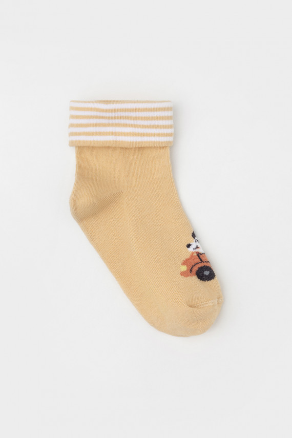 Носки для мальчика для мальчиков CROCKID К 96622 АТ цвет - желтый 189₽