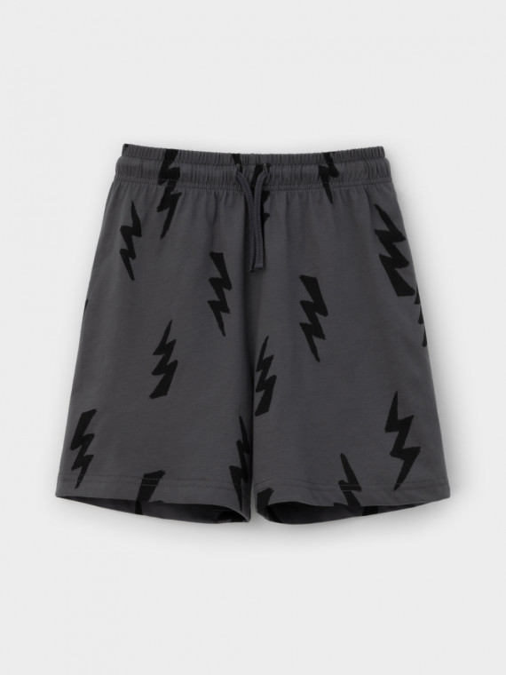 

Шорты из натурального хлопка для мальчика для мальчиков CROCKID, КР 400923, цвет - темно-серый, Шорты из натурального хлопка для мальчика