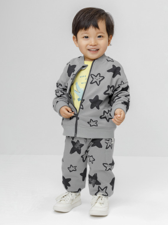 

Брюки для мальчиков CROCKID, КР 400938, цвет - серый, Брюки