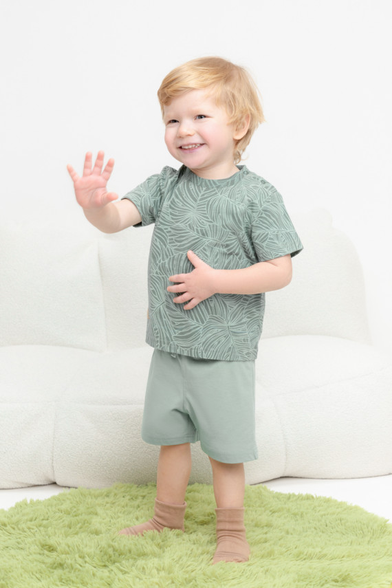 Шорты для мальчика для мальчиков CROCKID КР 400658 цвет - минт 349₽