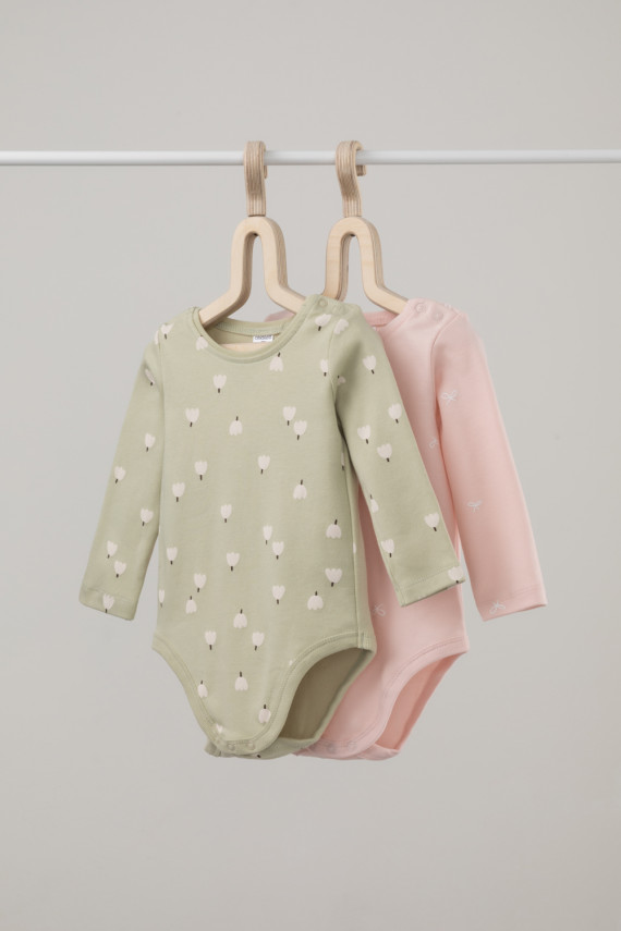 

Боди для новорожденных CROCKID, К 6342-2уп, цвет - бежевый, Боди