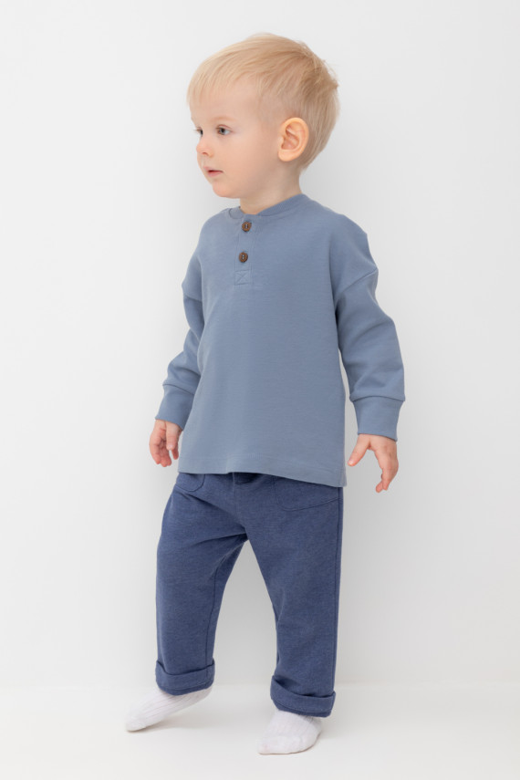 

Брюки для мальчиков CROCKID, КР 400747, цвет - синий, Брюки