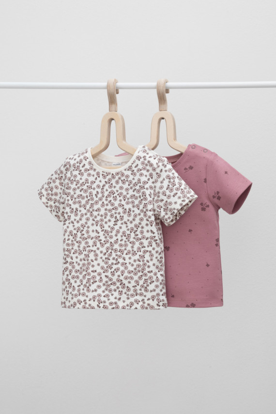 Футболка для новорожденных CROCKID К 301156-2уп цвет - розовый 649₽