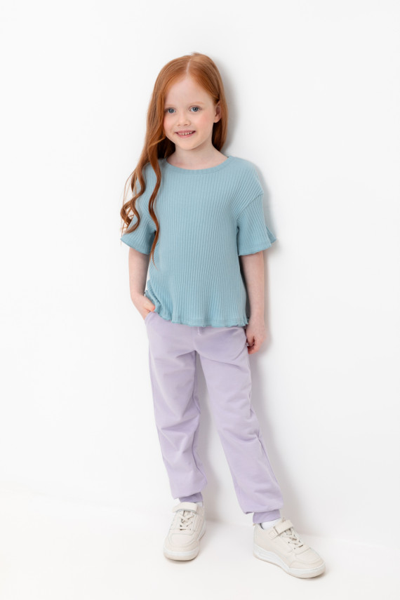 

Брюки для девочек CROCKID, К 400699, цвет - фиолетовый, Брюки