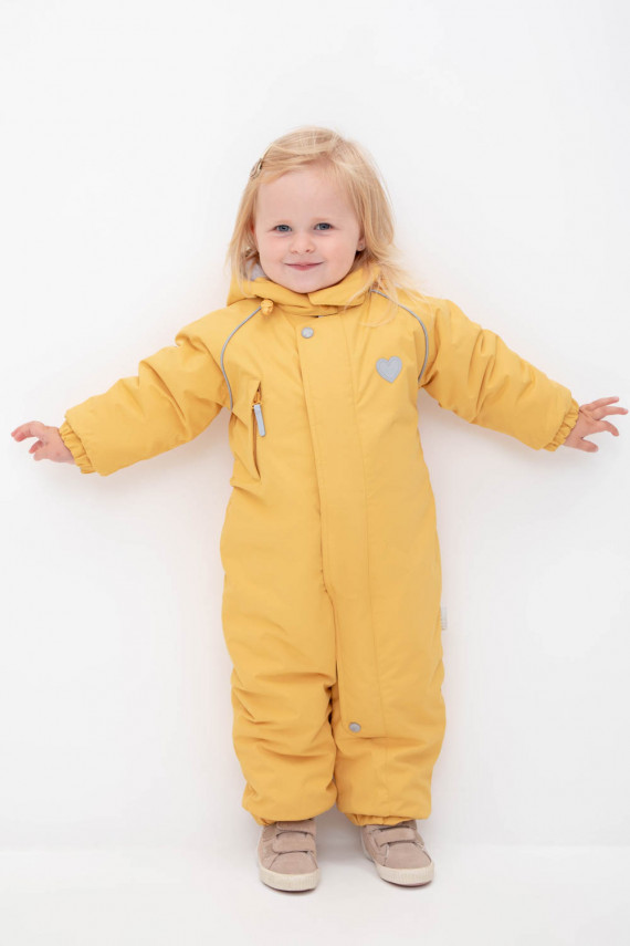 

Комбинезон детский с утеплителем нового поколения для девочек CROCKID, ВК 60032/5 УЗГ, цвет - желтый, Комбинезон детский с утеплителем нового поколения