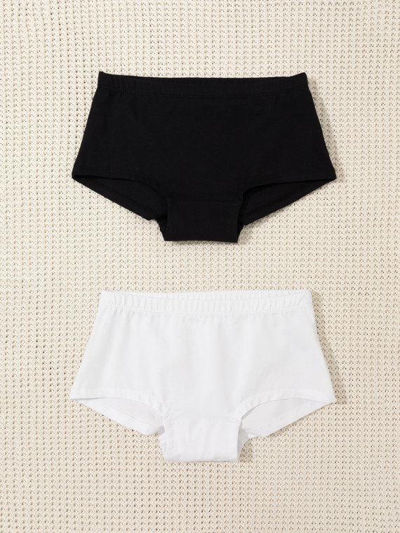 

Трусы для девочек CROCKID, К 1968-2уп, цвет - белый, Трусы