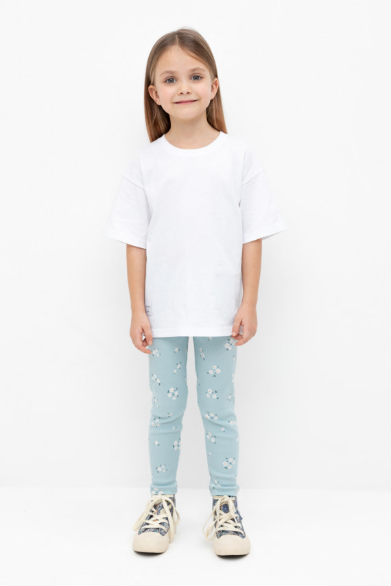 Лосины для девочки для девочек CROCKID КР 400517 цвет - голубой 799₽