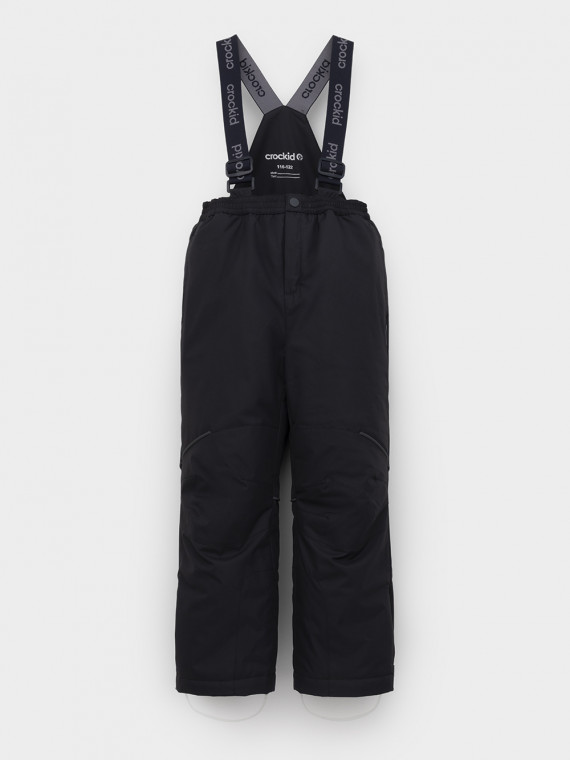 Брюки зимние с утеплителем нового поколения для мальчиков CROCKID ВК 400091 ГР цвет - черный 3499₽