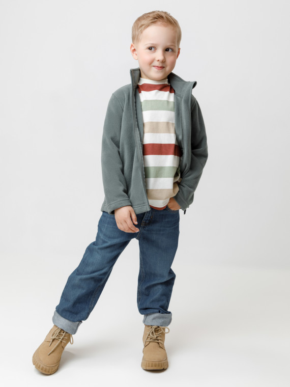 

Куртка для мальчиков CROCKID, ФЛ 34025/5 ГР, цвет - зеленый, Куртка