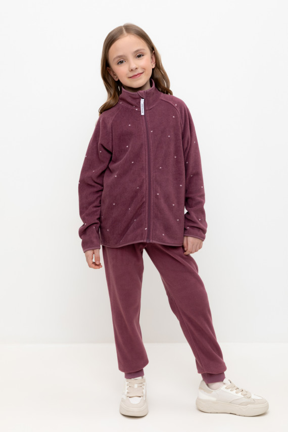 

Брюки для девочек CROCKID, ФЛ 40006/1 ГР, цвет - фиолетовый, Брюки