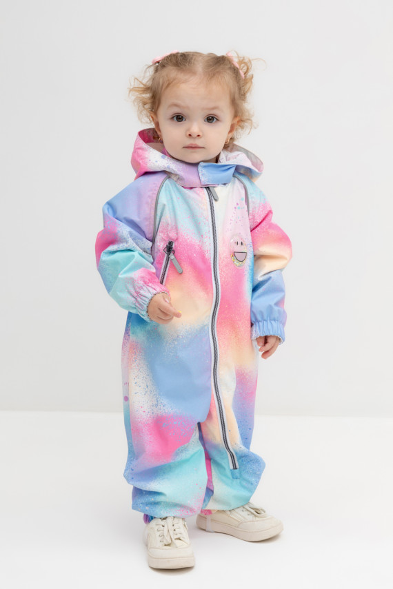 

Комбинезон ветровочный для девочки для девочек CROCKID, ВК 60088/н/7 Ал, цвет - мульти, Комбинезон ветровочный для девочки