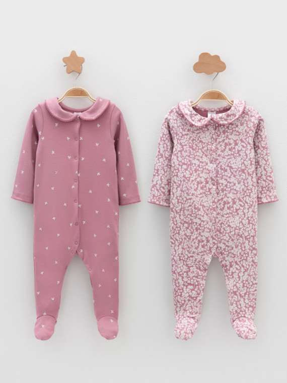 

Комбинезон для новорожденных CROCKID, К 6538-2уп, цвет - розовый, Комбинезон