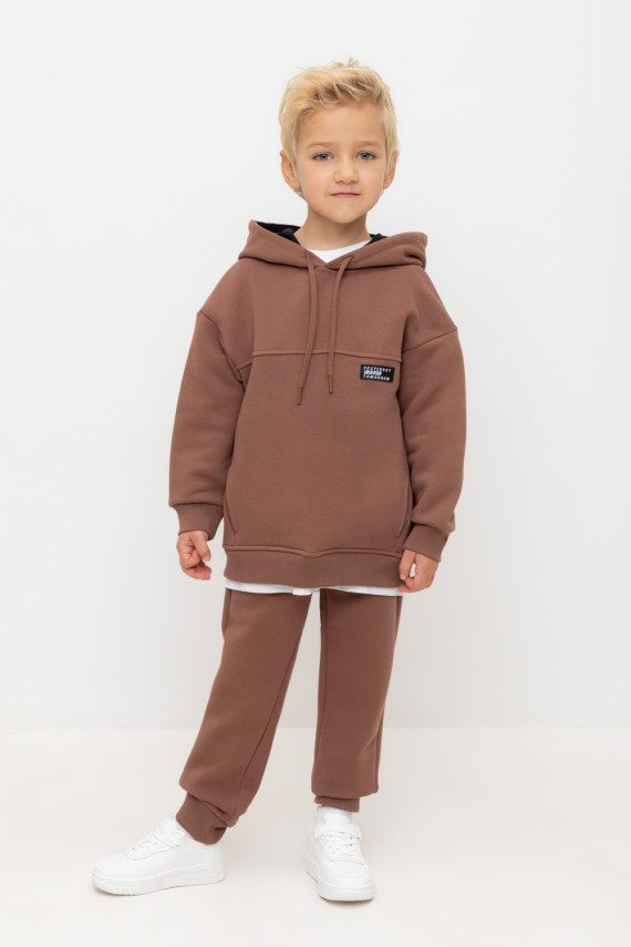 

Брюки для мальчиков CROCKID, КР 400724, цвет - коричневый, Брюки