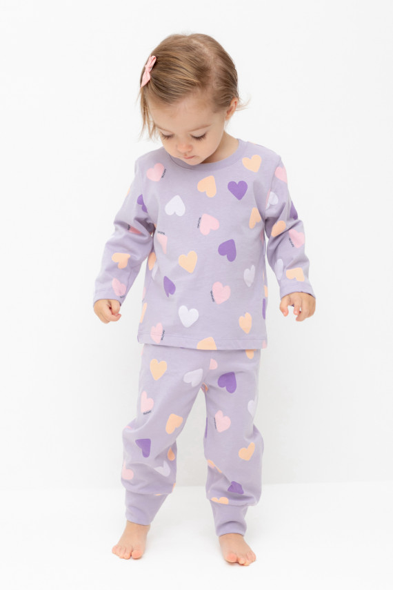 Пижама для девочек CROCKID К 1561 цвет - фиолетовый 1099₽