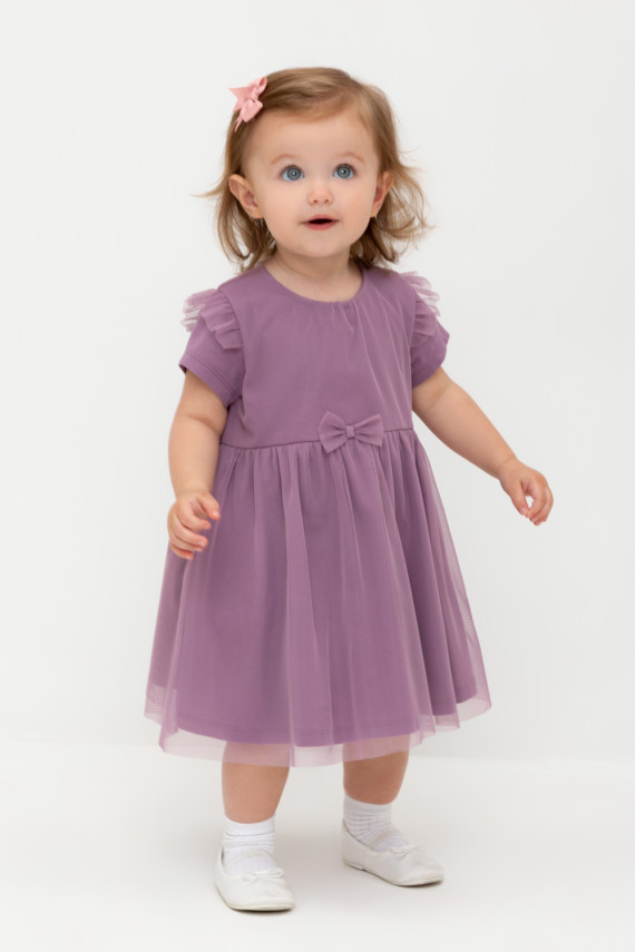 

Платье для девочек CROCKID, КР 5914, цвет - бордовый, Платье