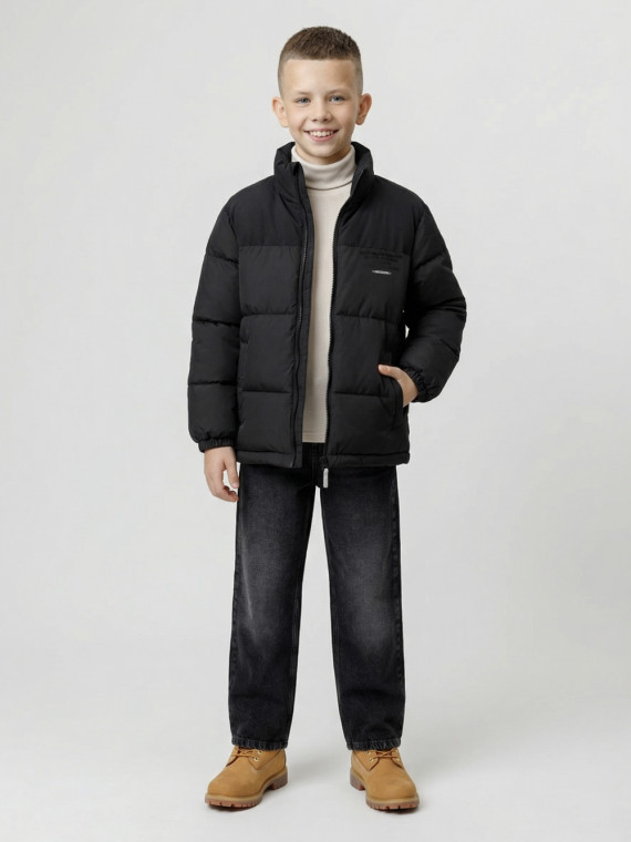 

Мембранная детская куртка с утеплителем для мальчиков CROCKID, ВК 30167/2 ГР, цвет - темно-серый, Мембранная детская куртка с утеплителем