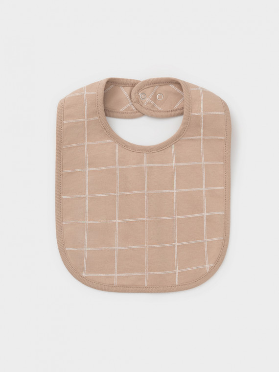 

Нагрудник для новорожденных CROCKID, К 8526, цвет - бежевый, Нагрудник