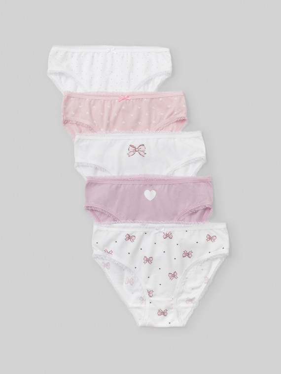 

Трусы для девочек CROCKID, МП 1931-5уп, цвет - белый, Трусы