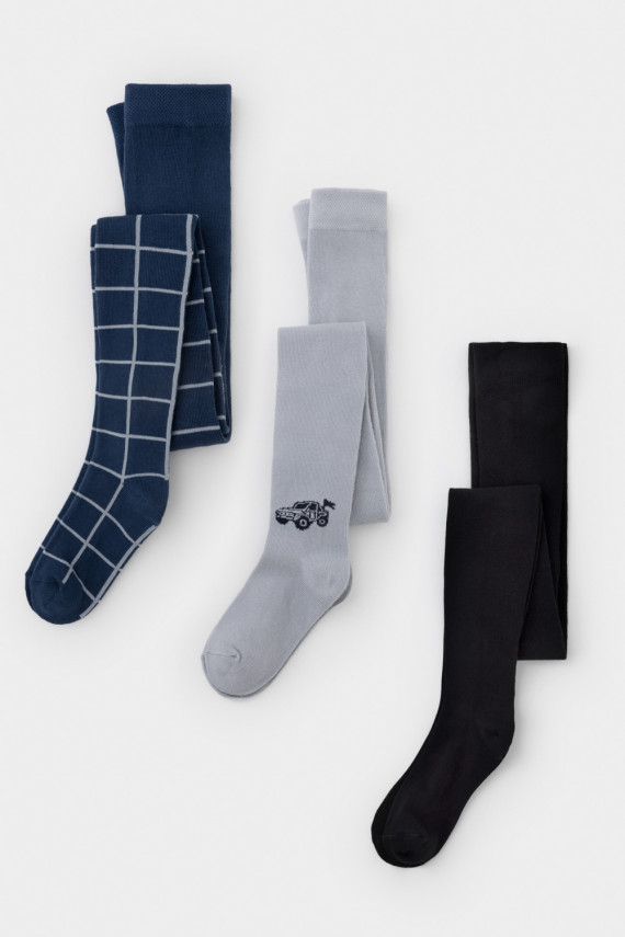 

Колготки детские для мальчиков CROCKID, К 9294-3 ФВ, цвет - синий, Колготки детские