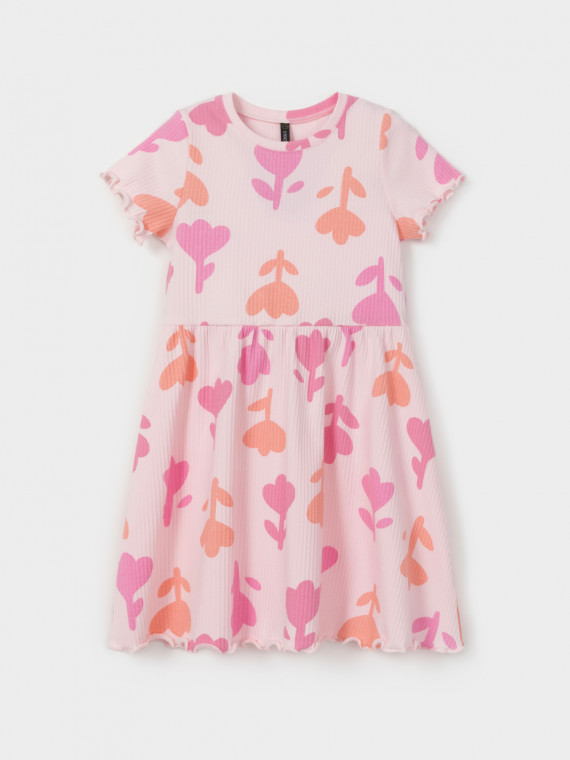 

Платье для девочек CROCKID, КР 5954-1, цвет - светло-розовый, Платье