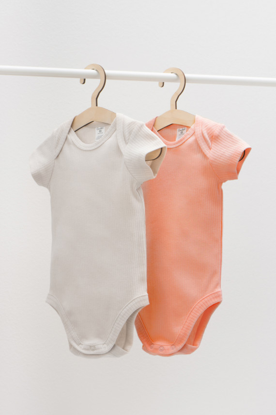 Боди для новорожденных CROCKID К 6033-2уп цвет - бежевый 349₽