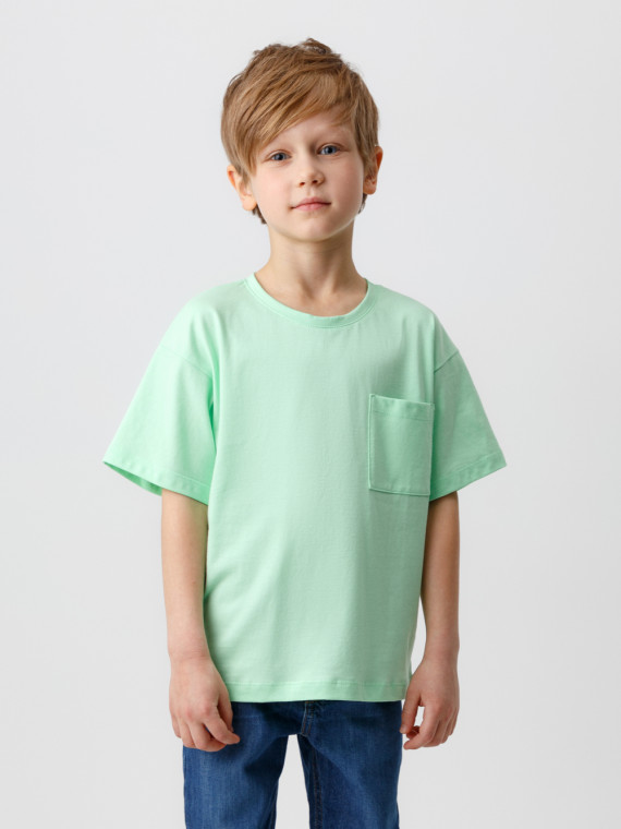 

Футболка для мальчиков CROCKID, К 302297, цвет - минт, Футболка