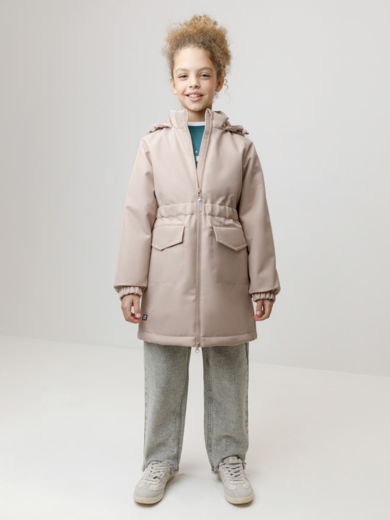 Пальто для девочек CROCKID ВК 32152266 УЗГ цвет - бежевый 4239₽